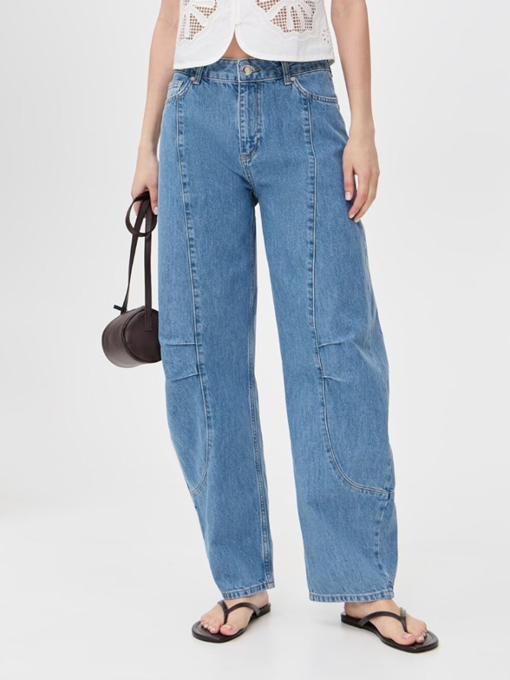 ALIGNE Courage Barrel Jeans in Light Wash Size 26